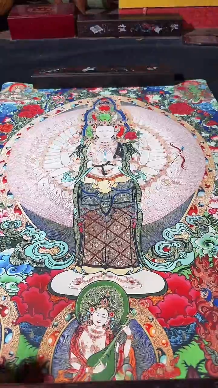 卷轴画藏式珍藏彩绘艺术馆21