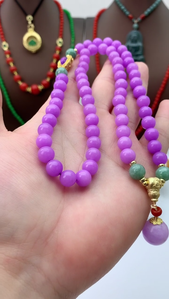 【闪购商品】翡翠手链14K金镶嵌S58手链