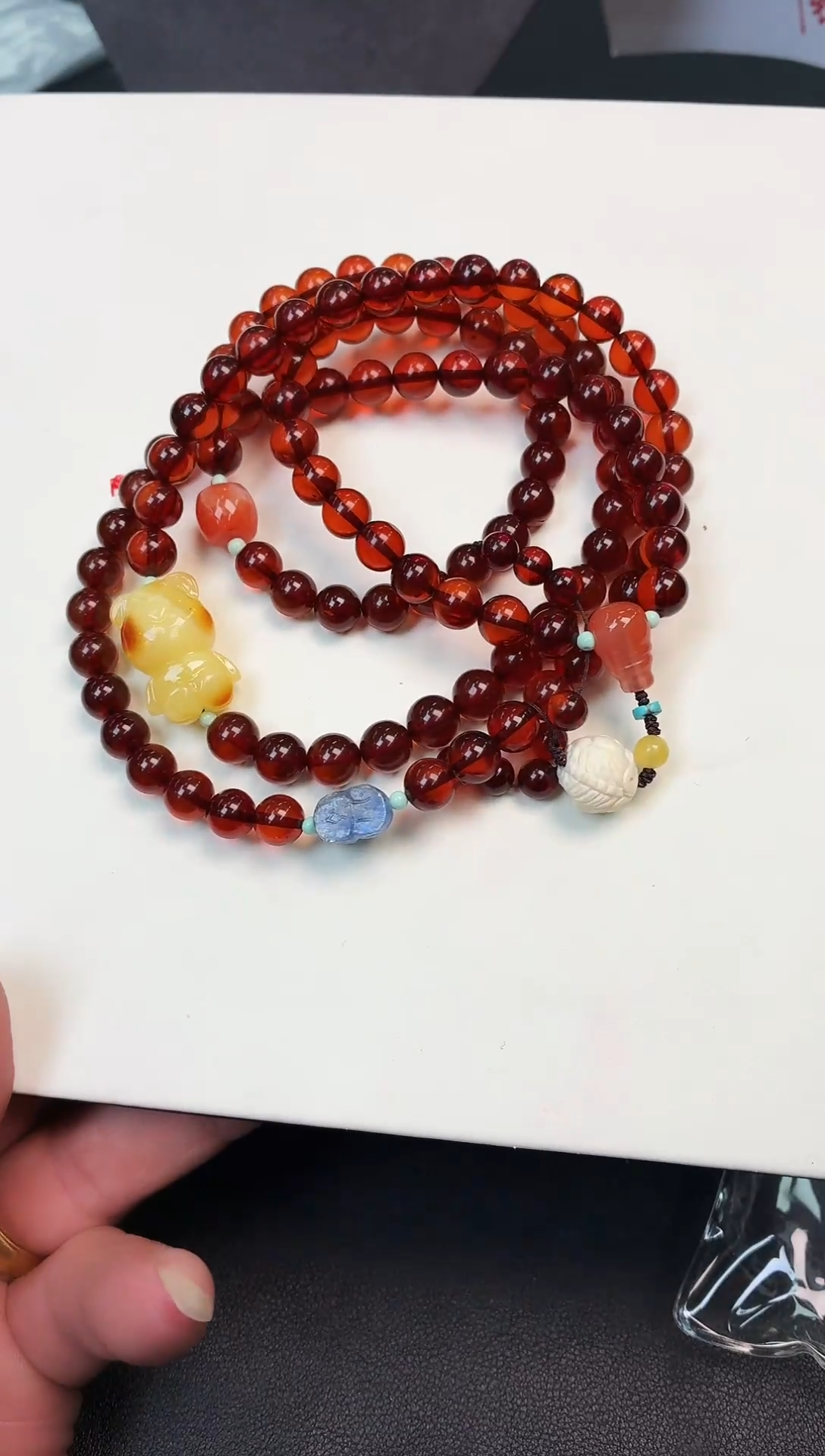 血珀项链未镶嵌E39