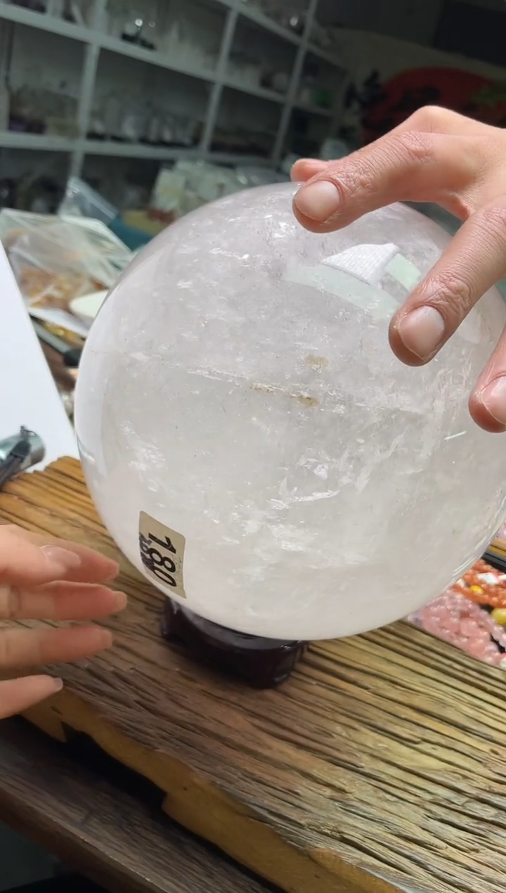 【闪购商品】水晶白球/180未镶嵌一件