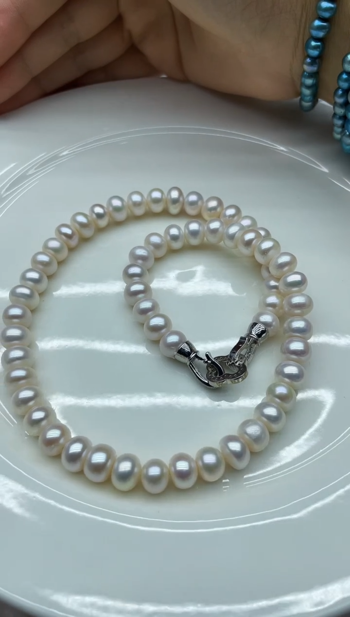 淡水珍珠未镶嵌颈饰项链多其性发其一