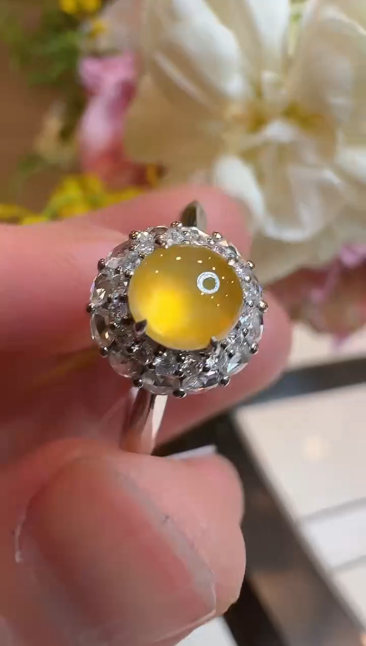 【闪购商品】翡翠戒指18K金镶嵌多样性团购发一件