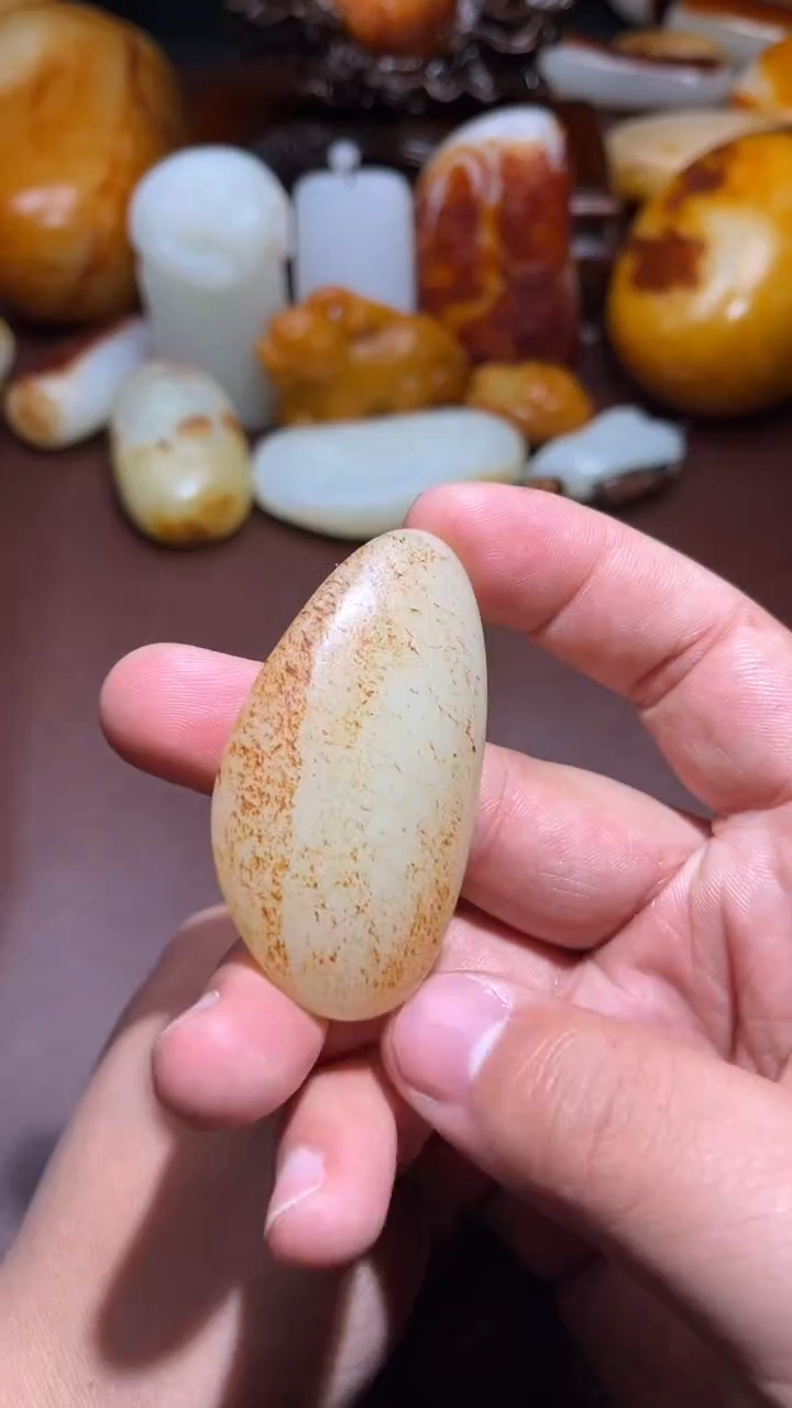 未镶嵌和田玉把件秋**…和田玉