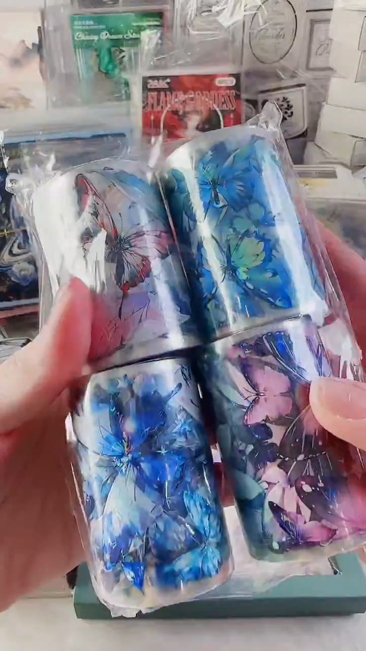 水晶星蝶胶带 4卷