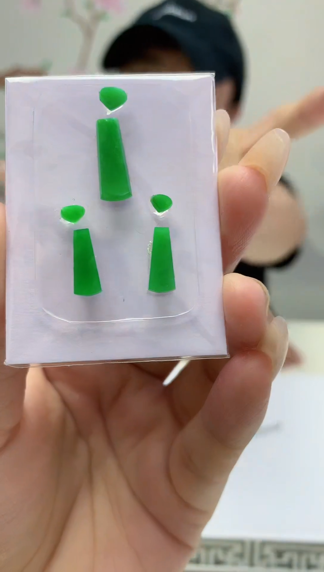 定制翡翠未镶嵌036xy-毛货挂件一套47赠链子