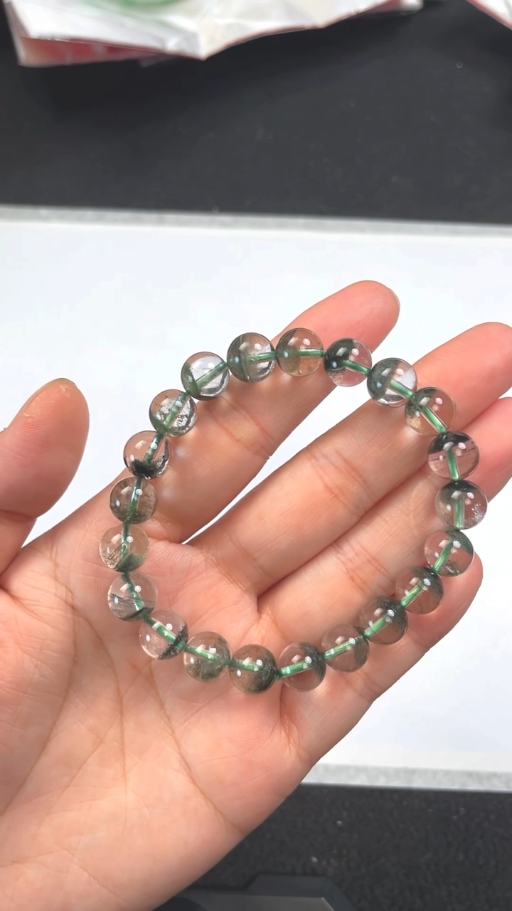 水晶手串未镶嵌9.6mm珠串/平/1