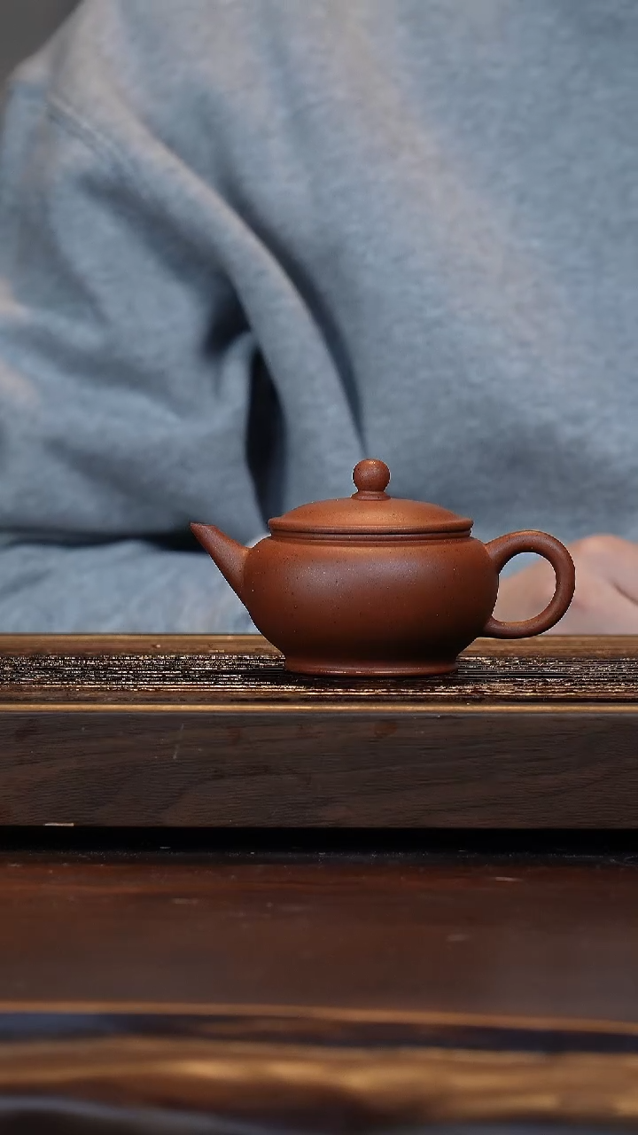 【闪购商品】紫砂茶壶自营铁质红泥宽口水平