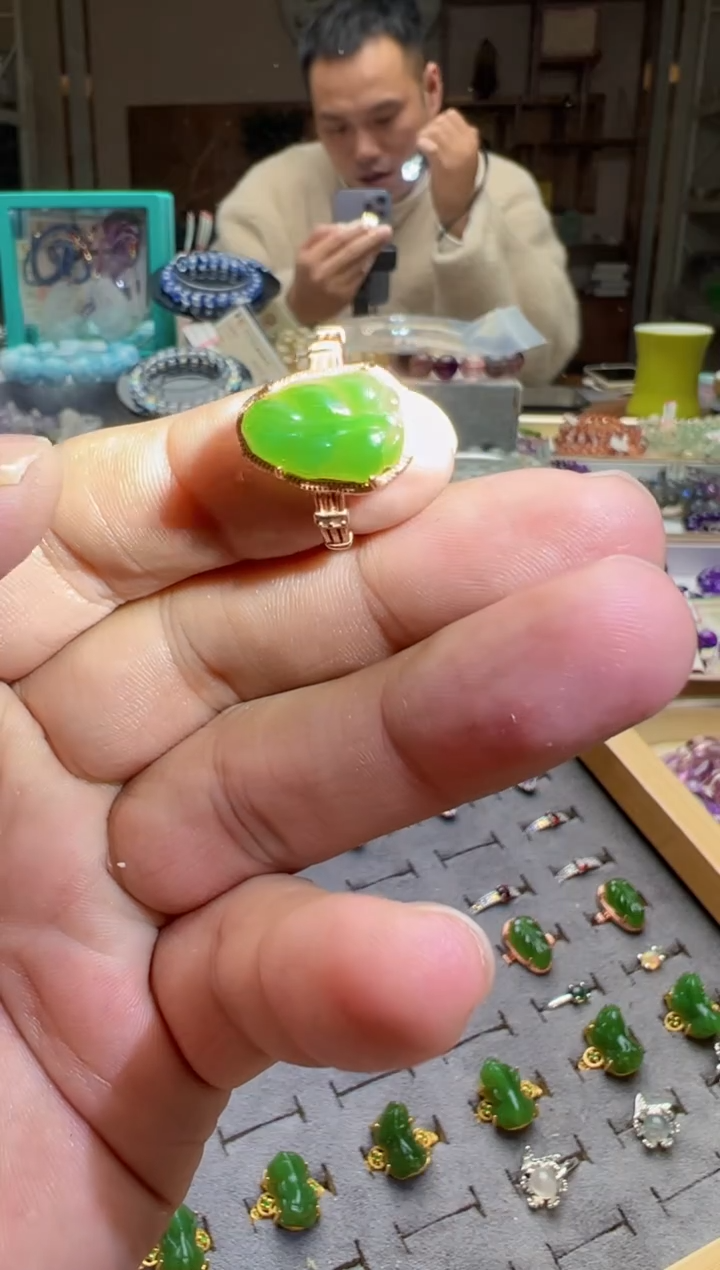 未镶嵌手链水晶碧玉一夜暴富戒指