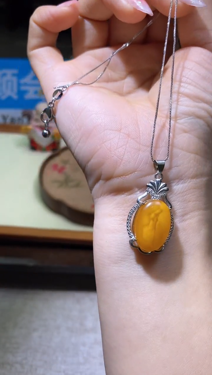 【闪购商品】蜜蜡颈饰未镶嵌多样性发一件151