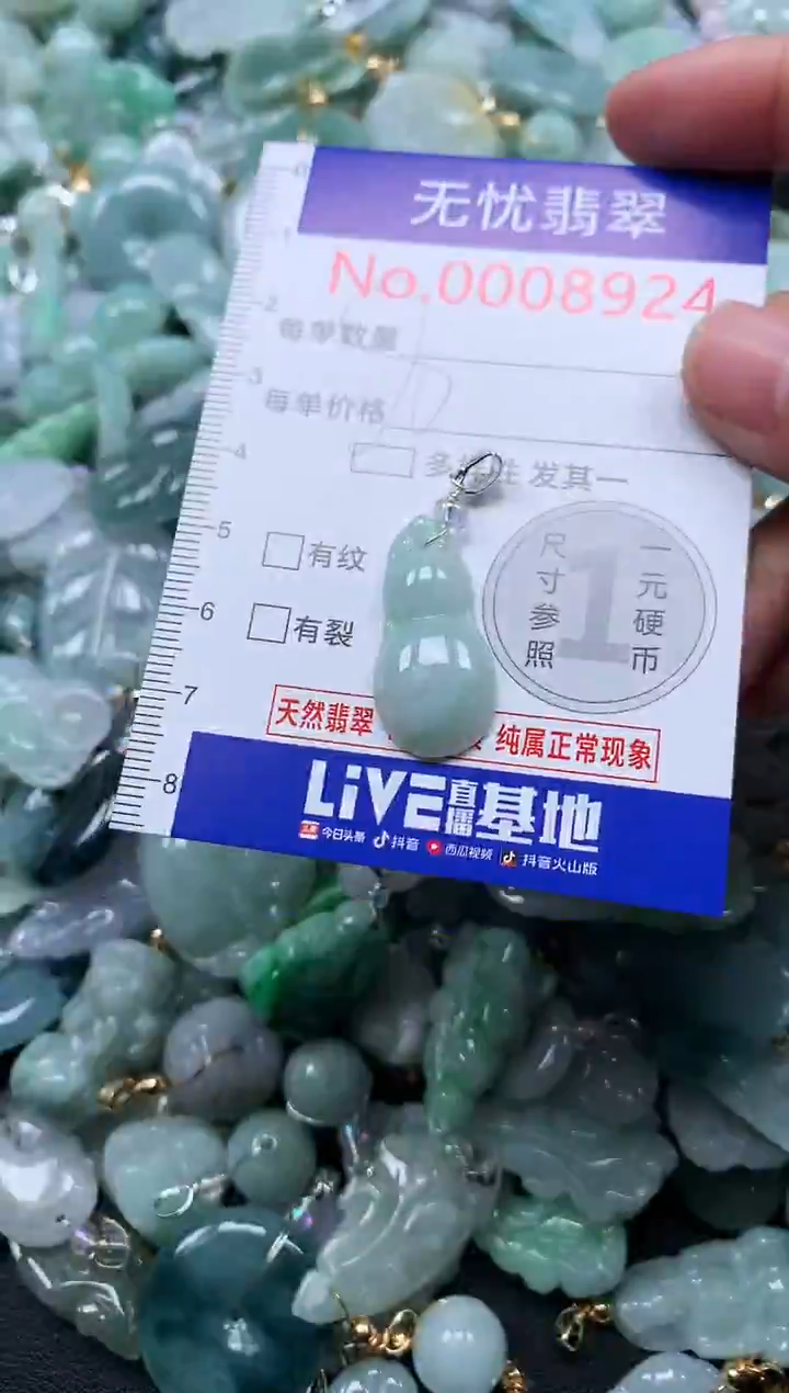 颈饰未镶嵌翡翠8924