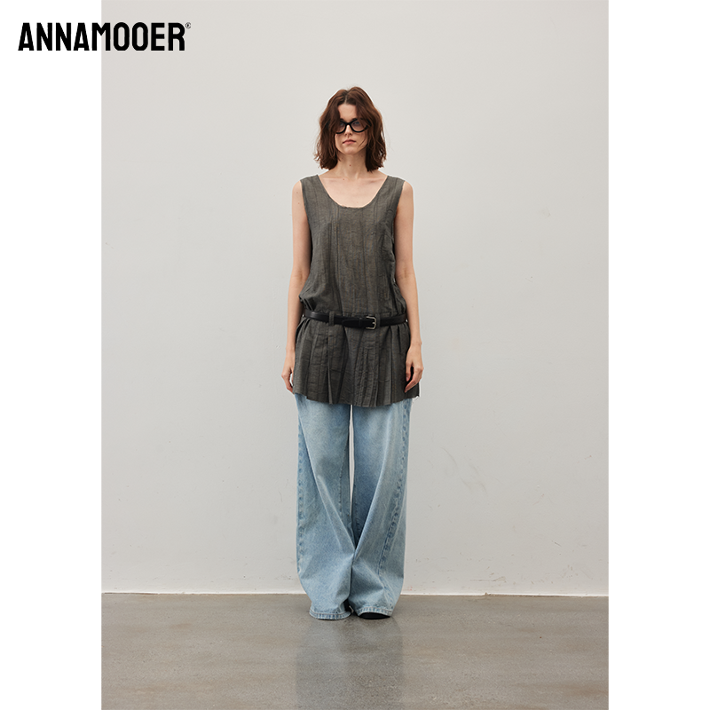 ANNAMOOER设计师品牌休闲款裤子AM72K17