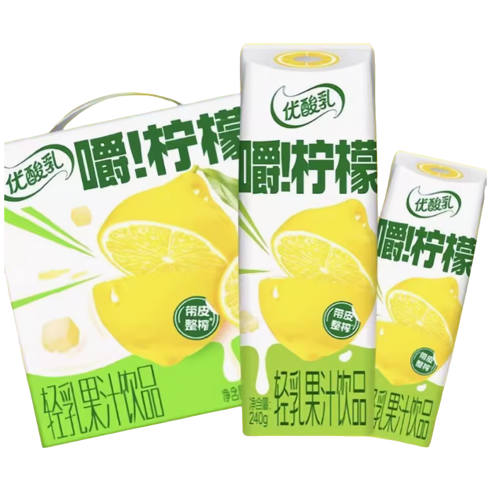 【8月达播专属】伊利优酸乳果汁饮品240g*10盒