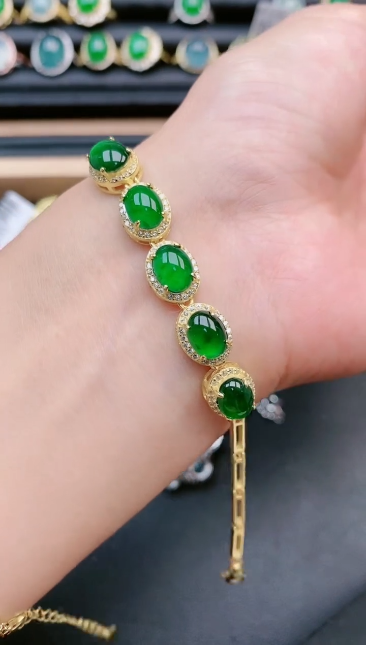 翡翠戒指银S925镶嵌11111