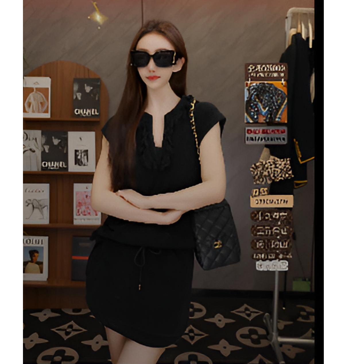 未使用 Chanel/香奈儿 双双臻选/yy00653/CHANEL连衣裙/38