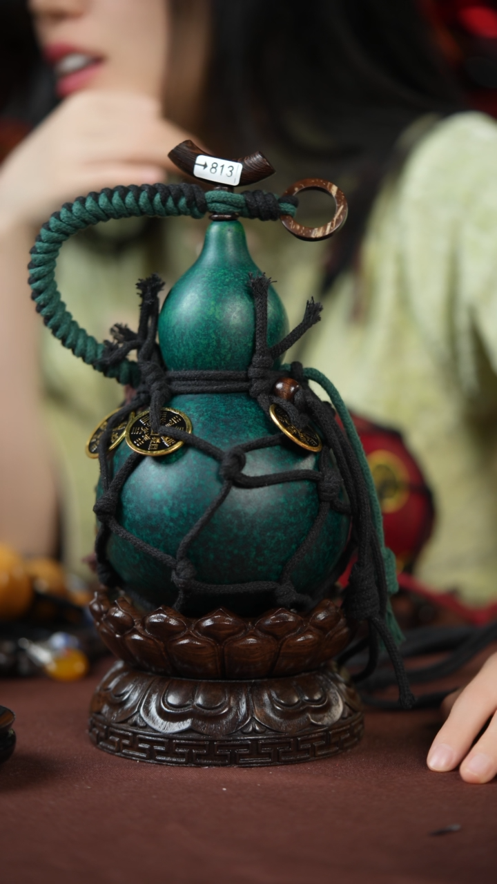 【闪购商品】813号500ml左右的非遗漆器酒葫芦