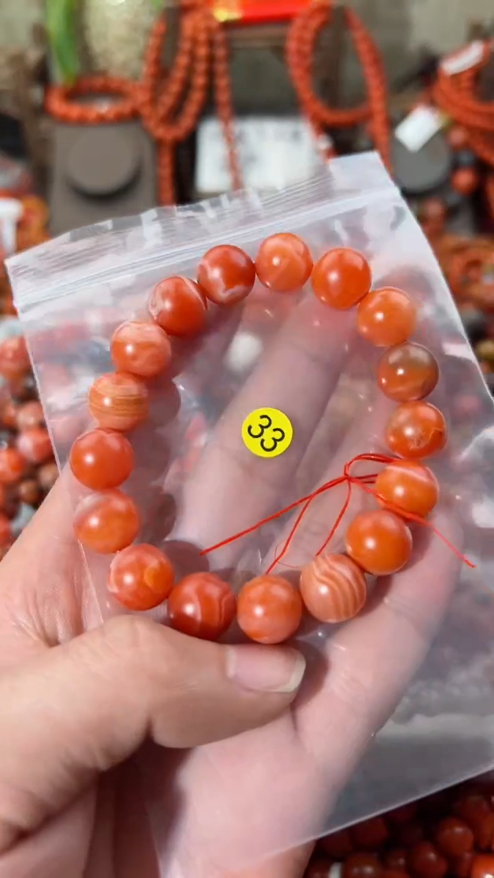 【闪购商品】南红玛瑙手串未镶嵌12