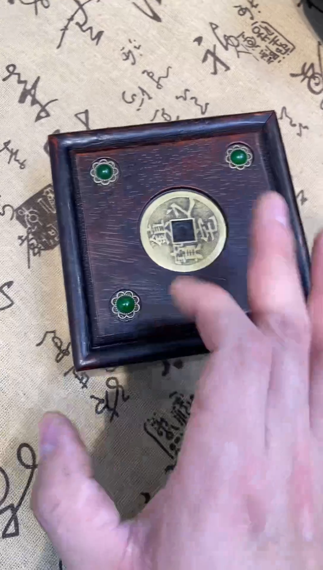 檀香紫檀（小叶紫檀）方盒抽拉带手串