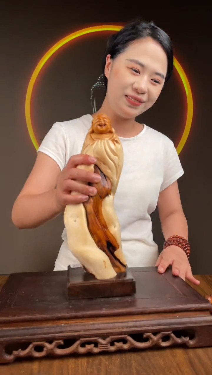 柏木（崖柏）手工摆件,先抢先得! 编号:103