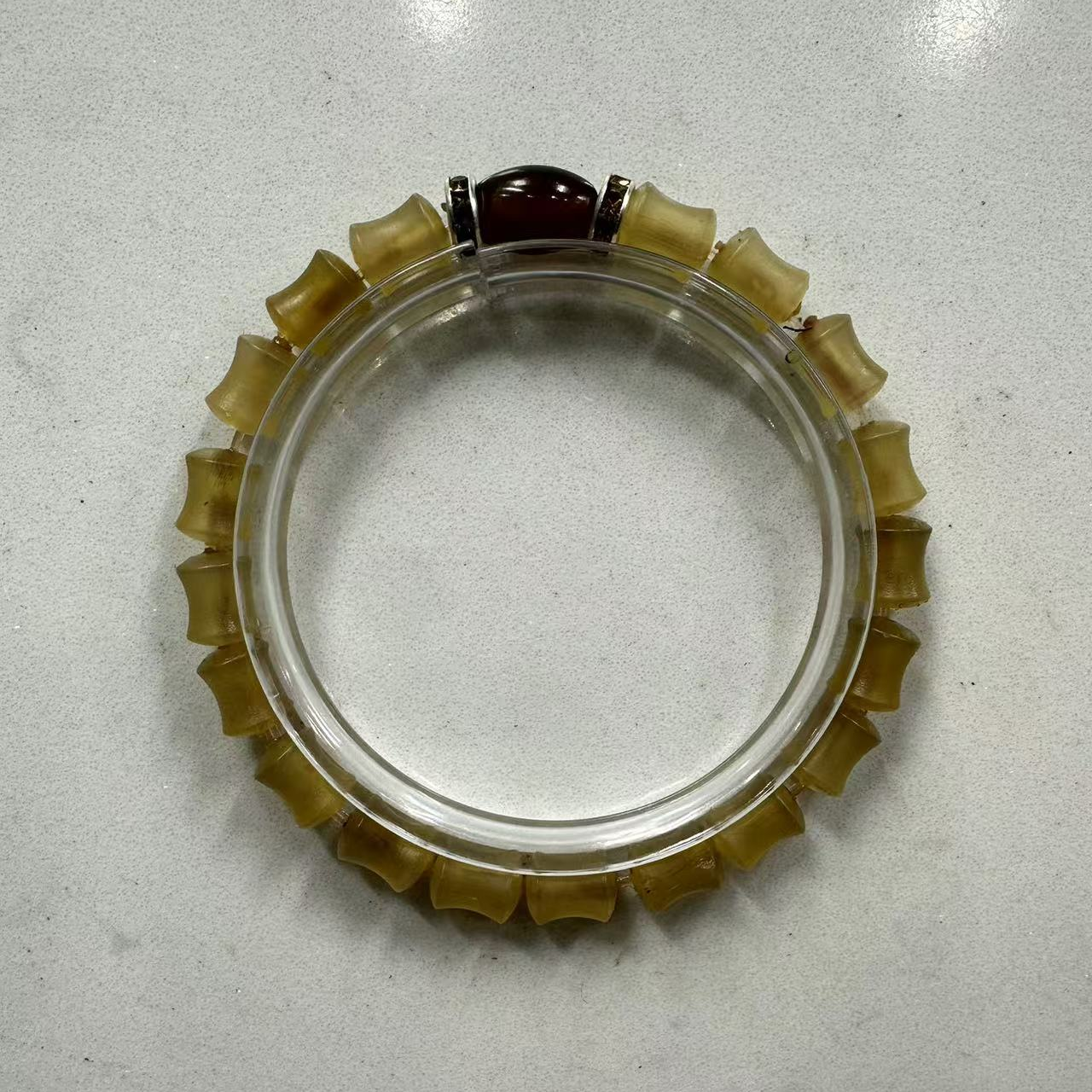 M27 牛骨竹节0.7cm单圈手串