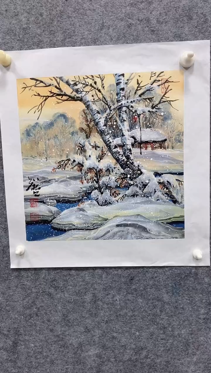 【闪购商品】国画张一哲老师国画作品16
