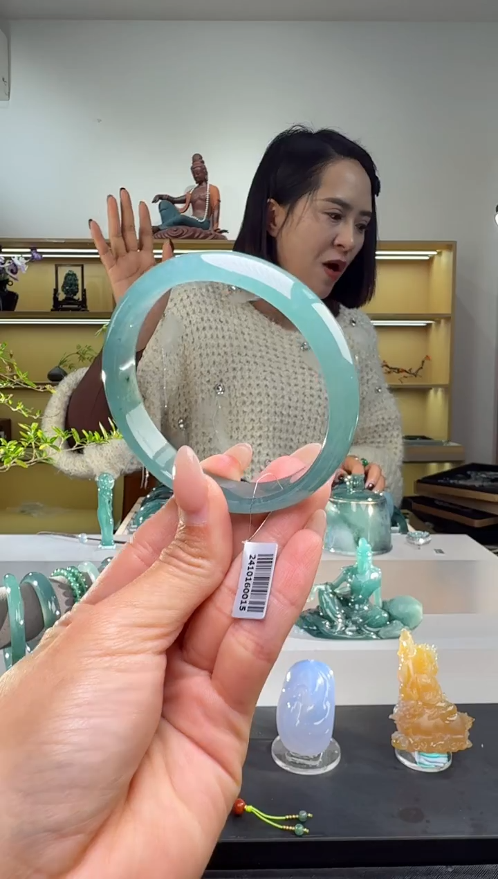 未镶嵌手镯翡翠59.6圈