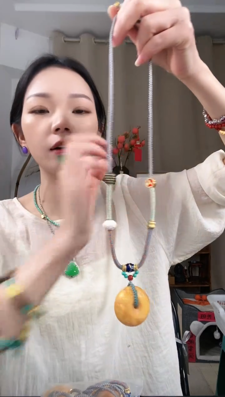 【闪购商品】琥珀颈饰未镶嵌E523EEEEE