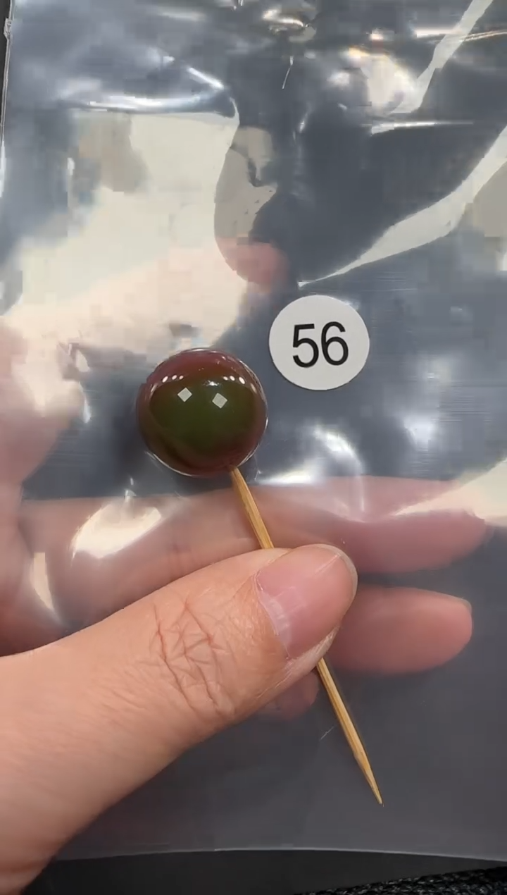 未镶嵌南红玛瑙珠宝半成品未**雪原矿无优化无胶裂盐源单珠17.3