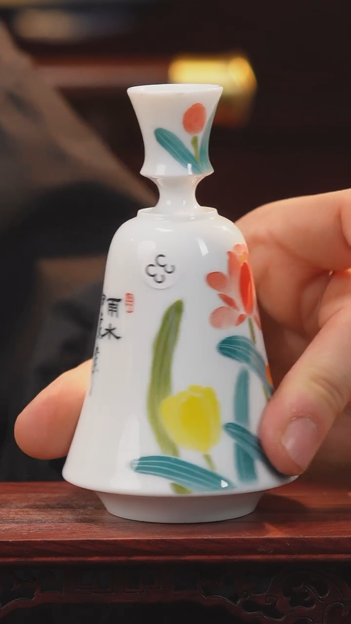 【闪购商品】摆件釉下五彩纯手工手绘原创瓷器