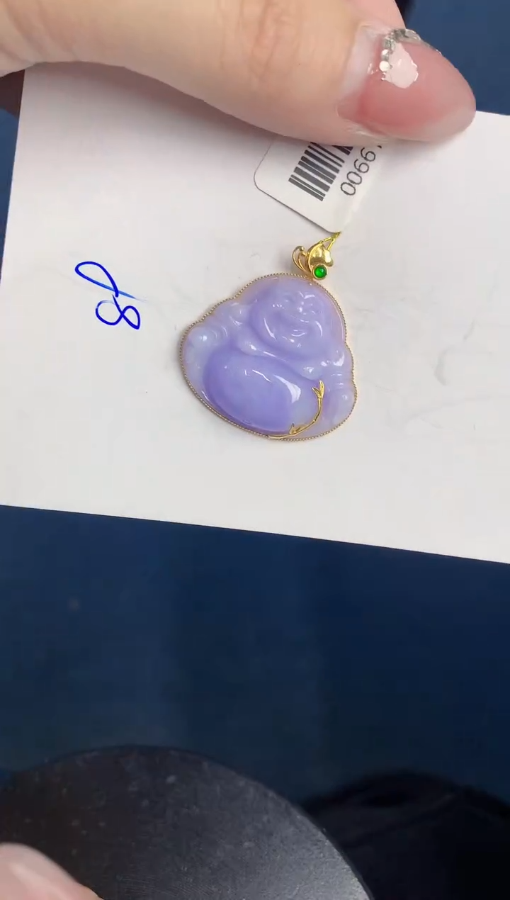 【闪购商品】翡翠颈饰18K金镶嵌000000000