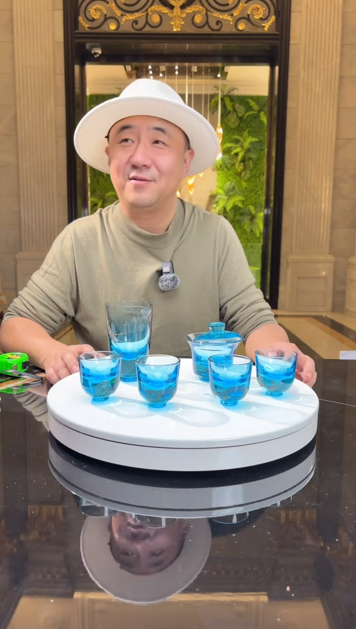 【闪购商品】摆件天青色茶具杯子一套