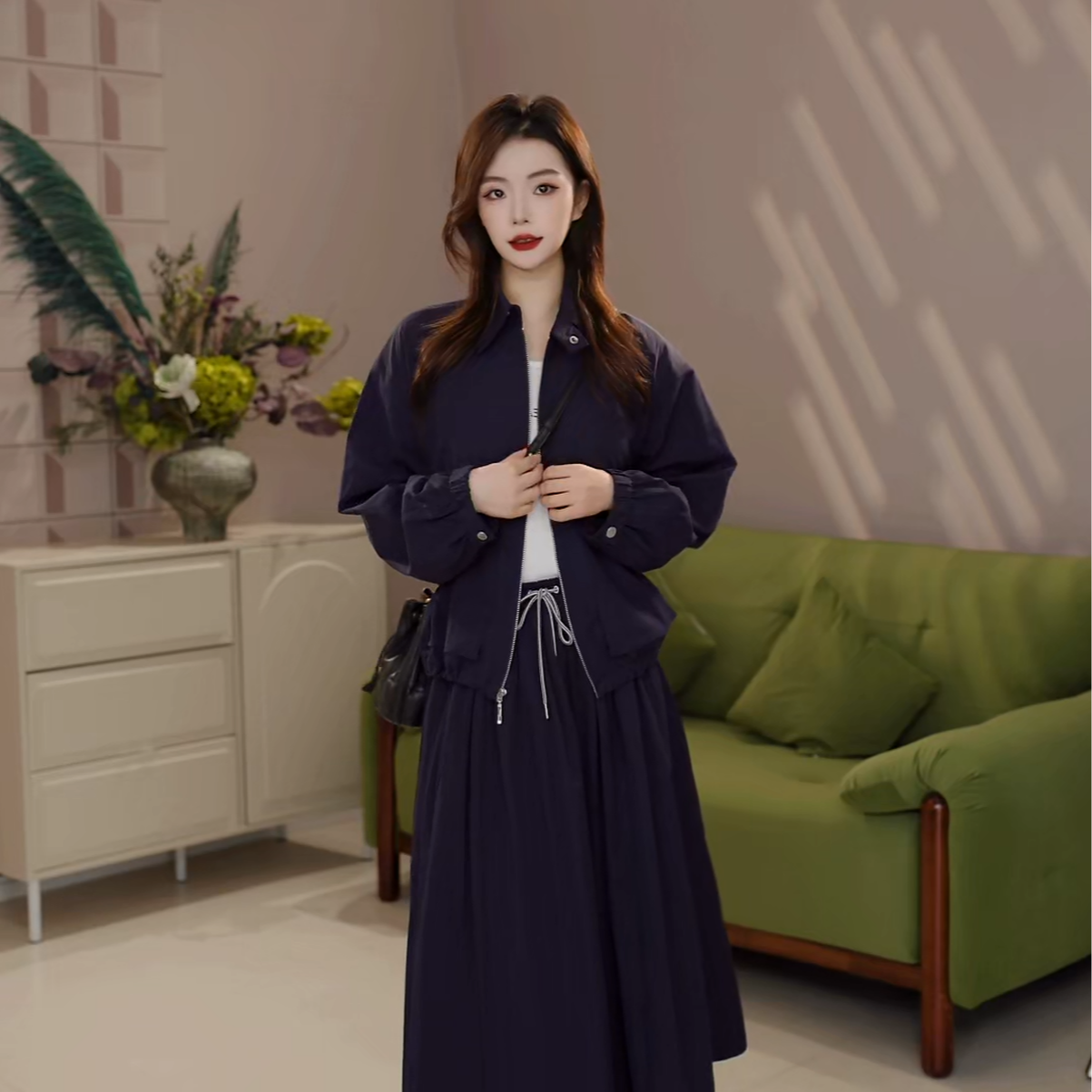 GIRDEAR/哥弟26年春季新款百 搭显瘦设计口袋高级感外套140105