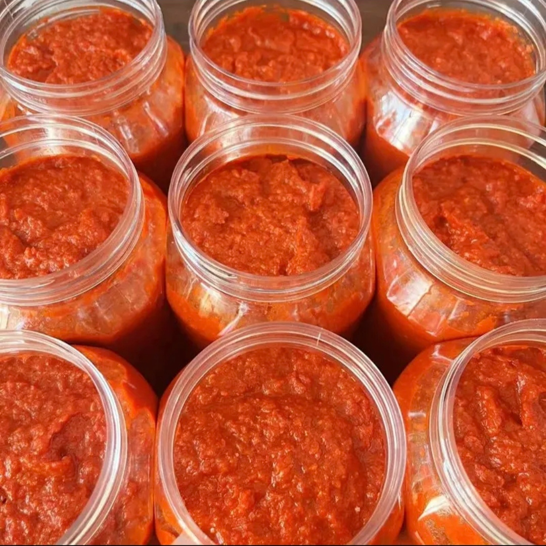 新辣椒酱农家石磨辣椒酱508克/瓶大别山特产土辣椒酱无油无添加