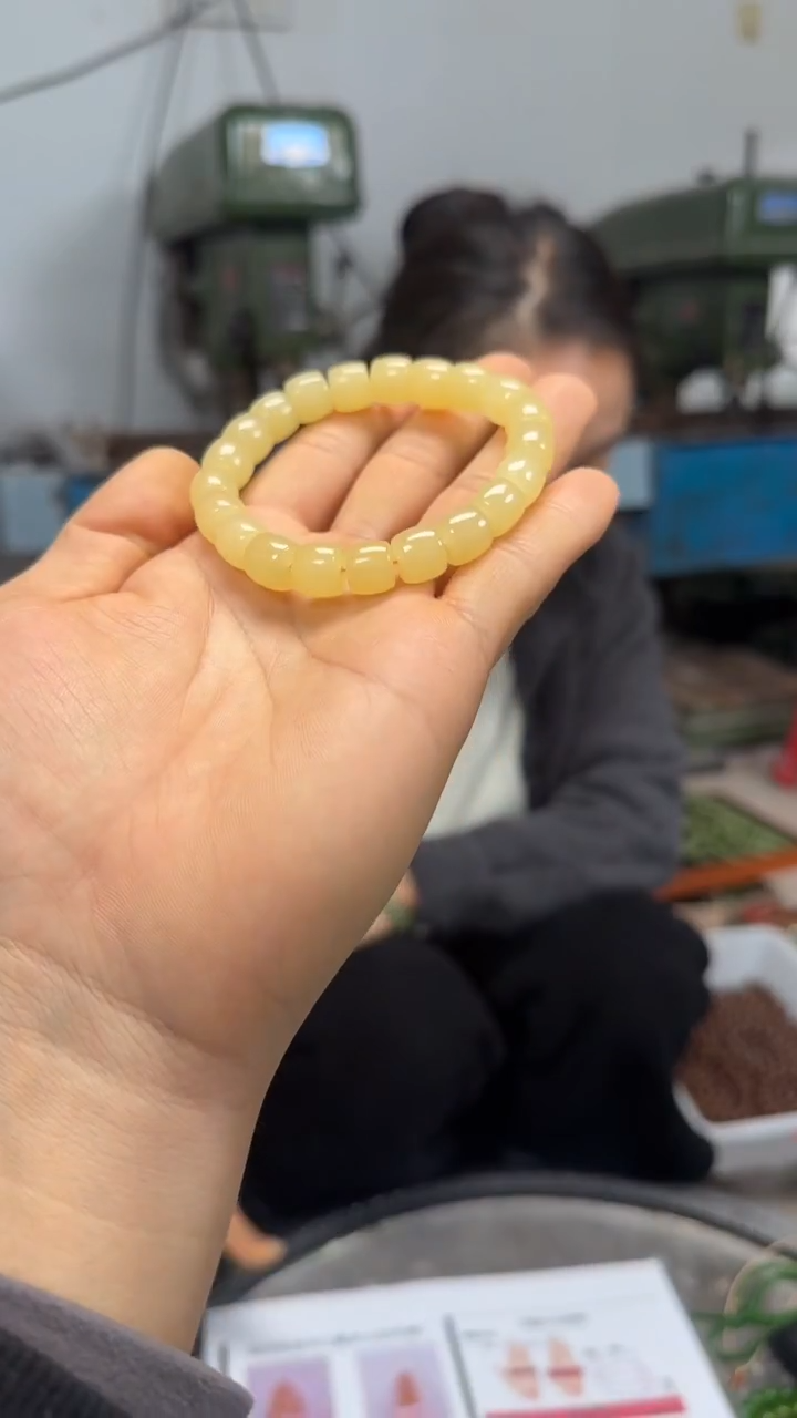 蜂蜜水卡10直切手串