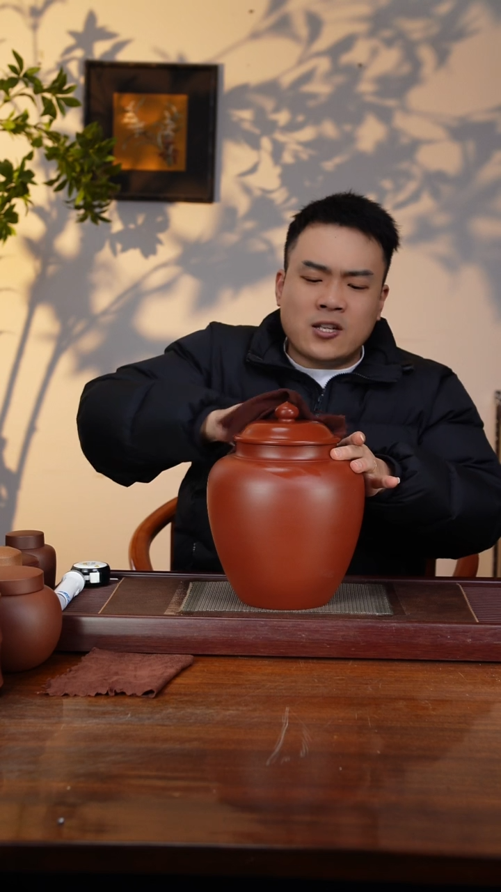 宜兴原矿紫砂茶叶罐