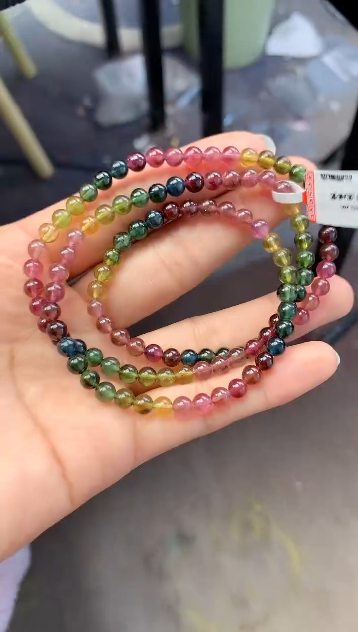 未镶嵌手串碧玺多样性发一条