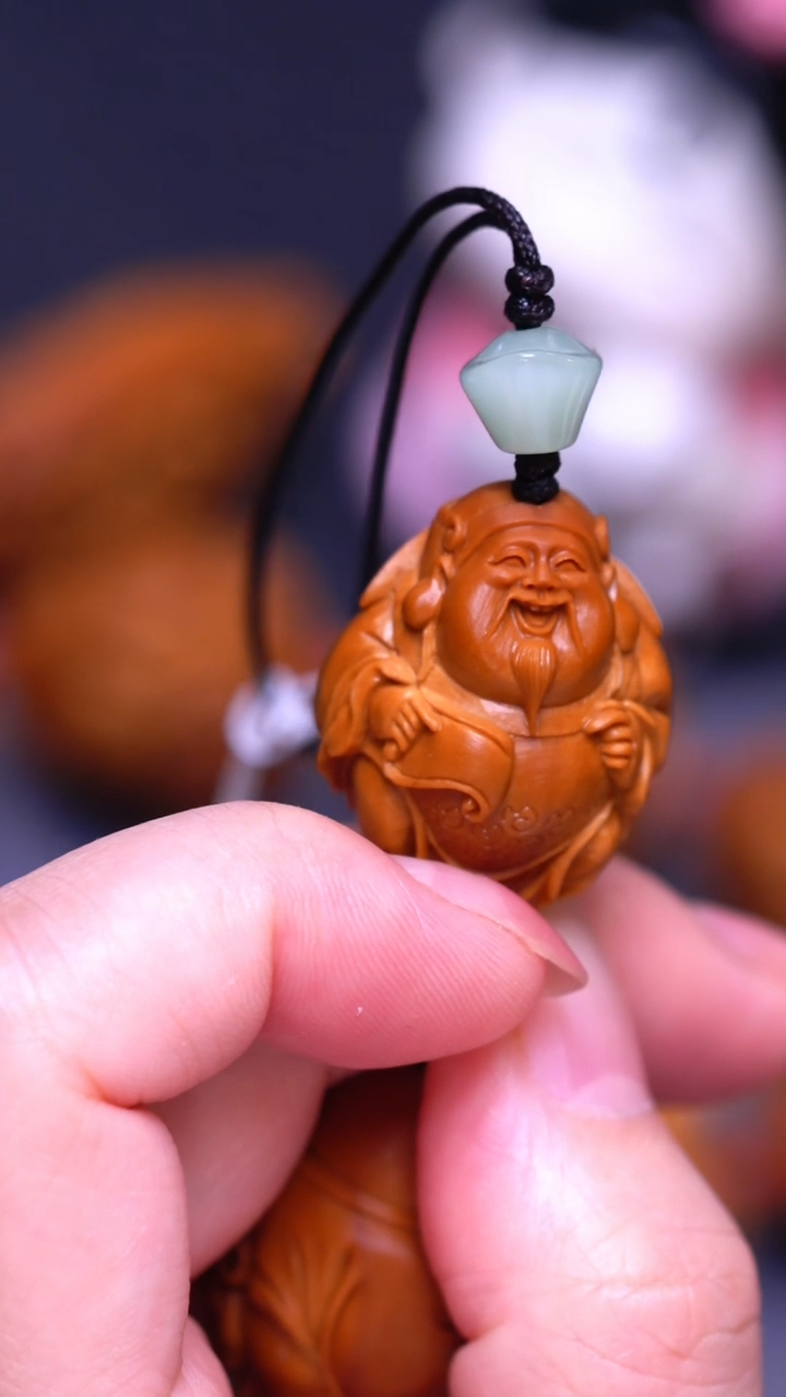手串/手链橄榄核财神挂件