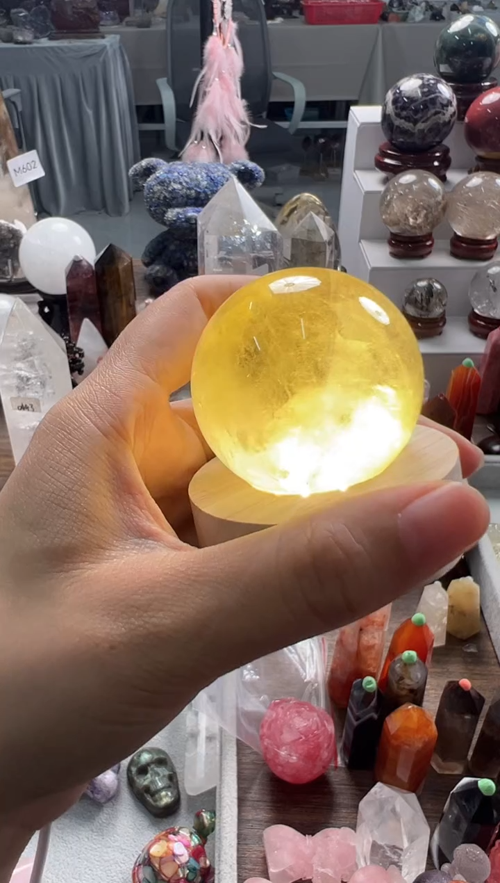 未镶嵌珠宝半成品水晶M035 约4.9cm