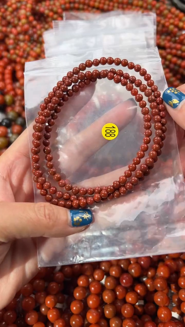 未镶嵌手串南红玛瑙4+