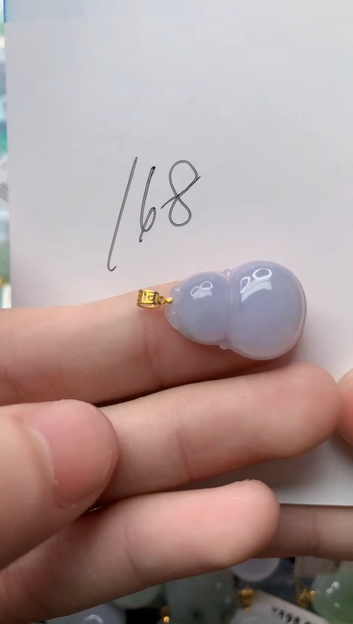 【闪购商品】翡翠颈饰18K金镶嵌39.........