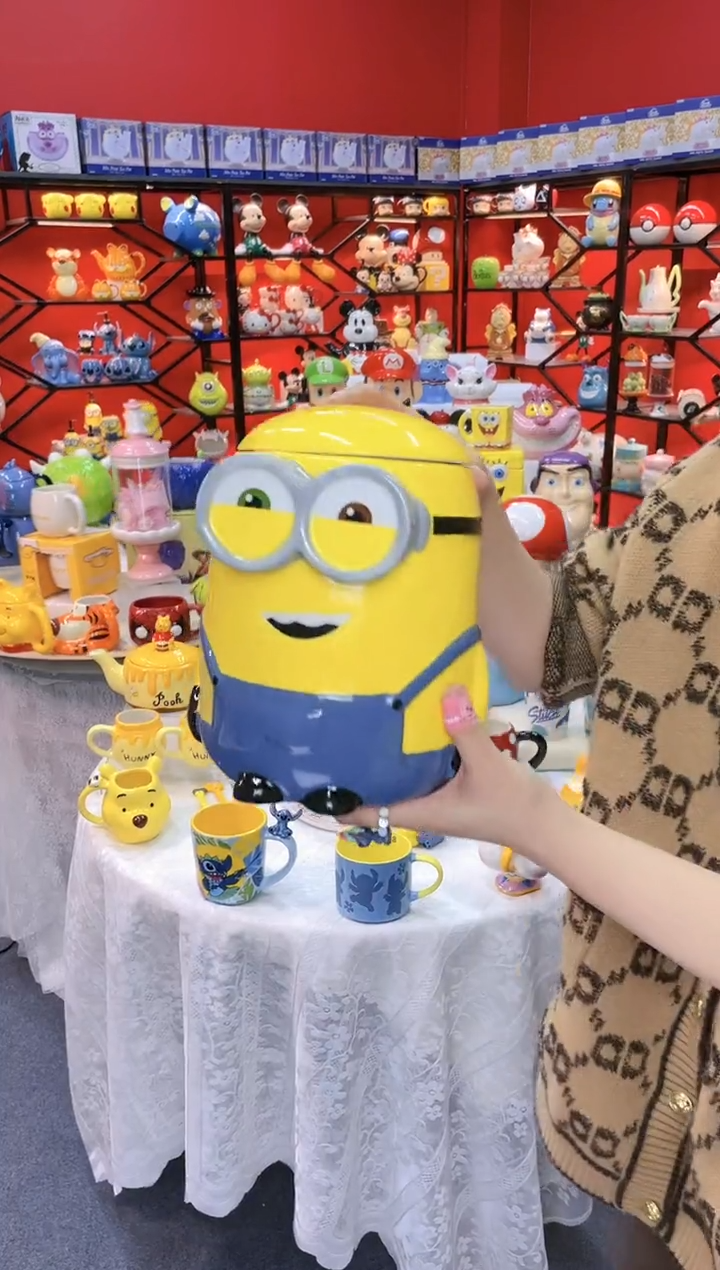 【闪购商品】.@@小黄人鲍勃储物罐