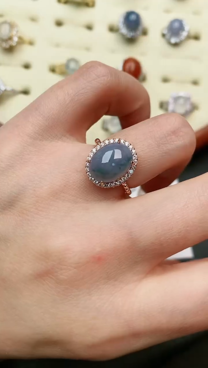 【闪购商品】翡翠戒指银S925镶嵌.....