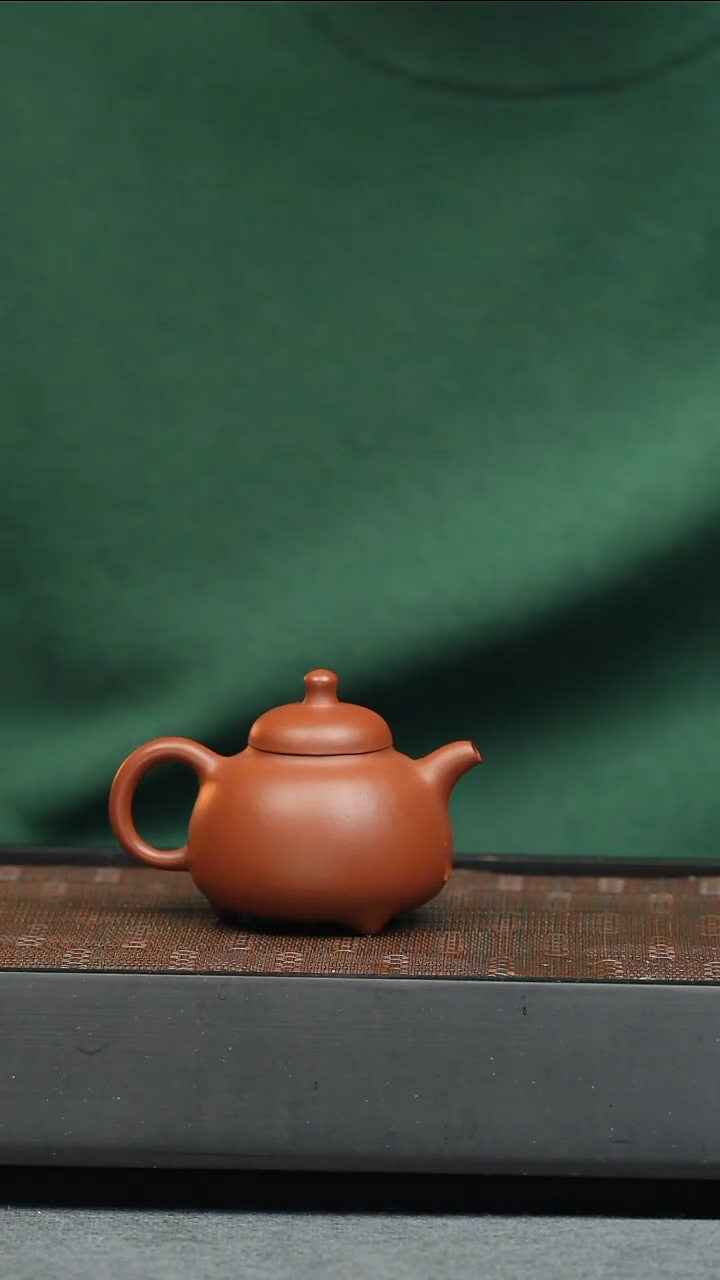 紫砂茶壶五堂 景舟乳鼎-朱泥