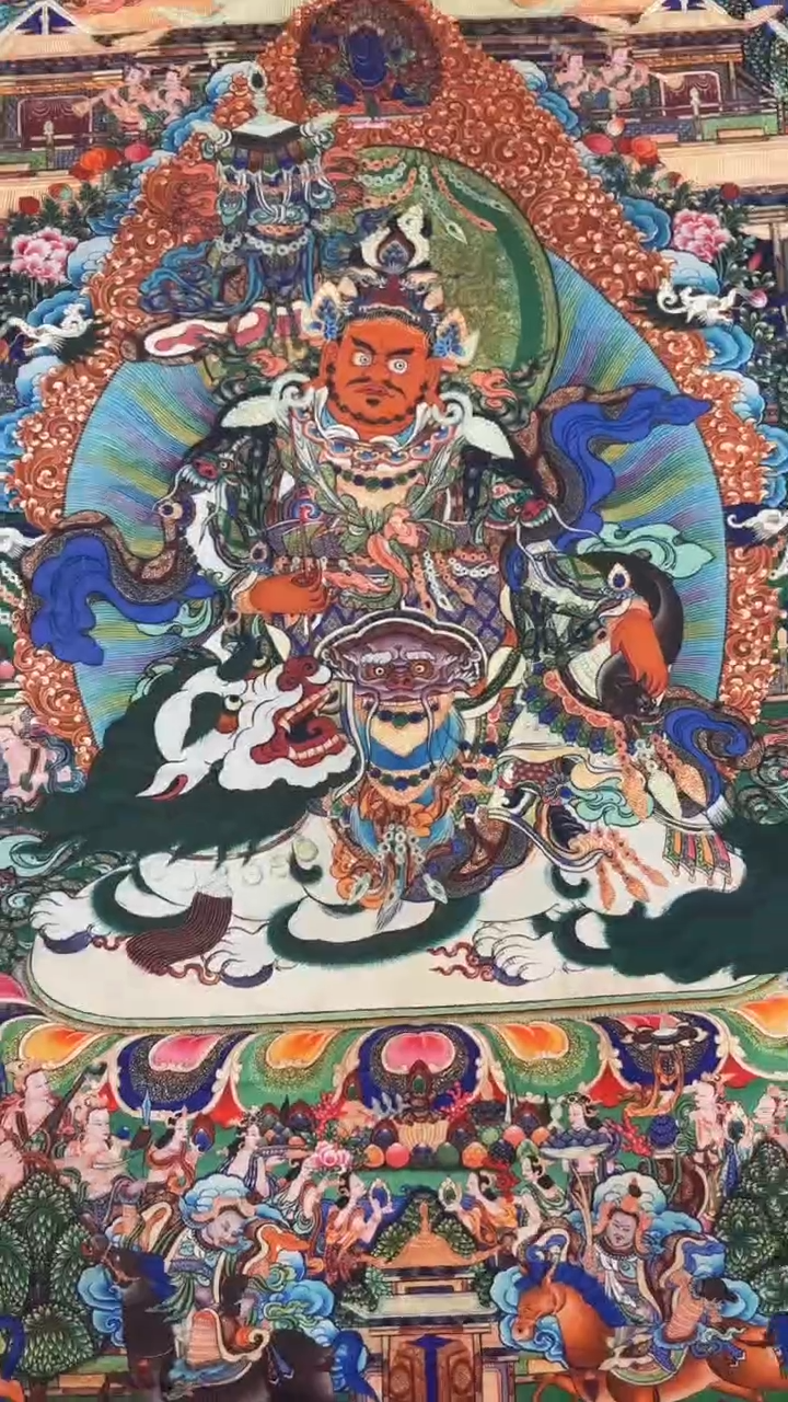 装裱画唐卡藏艺阁精美绘画作品TK16100