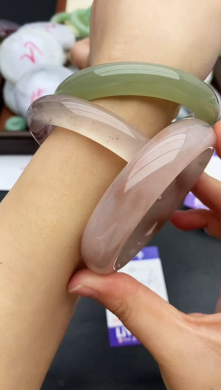 未镶嵌手镯石英质玉49+62/63