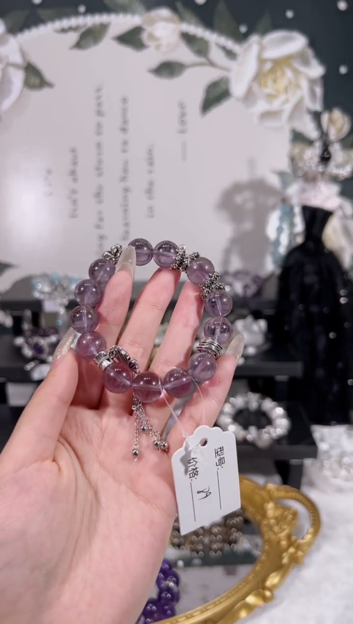 【闪购商品】水晶手链未镶嵌天然水晶默认微瑕 多样性发货发其一