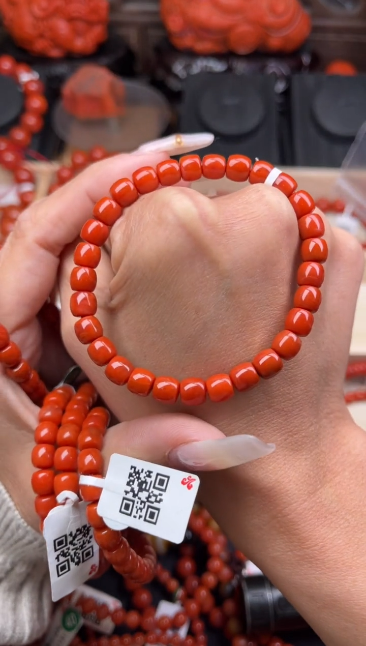 【闪购商品】南红玛瑙珠宝奇石未镶嵌-6+随机多样性/一条