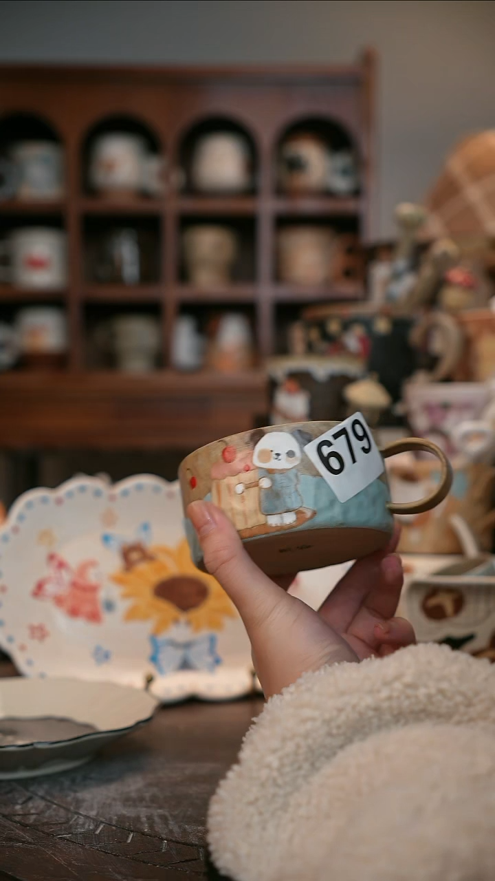 可爱川谷原创陶瓷12.13直播微瑕679