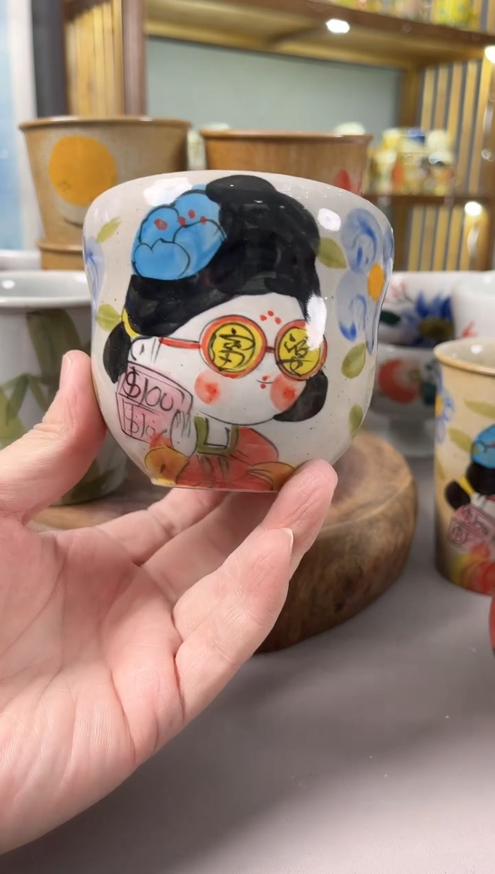 【闪购商品】瓷片景德镇手绘高温釉下彩