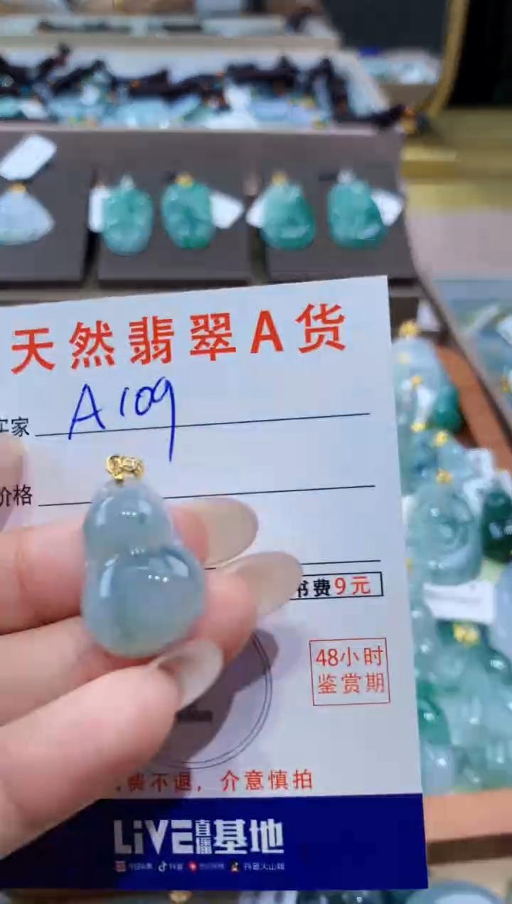 颈饰未镶嵌翡翠天然缅甸翡翠A货挂件 