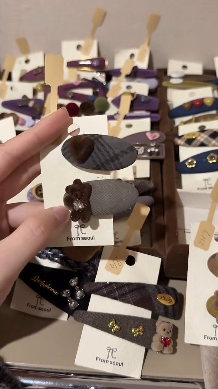 合金无小熊发夹    